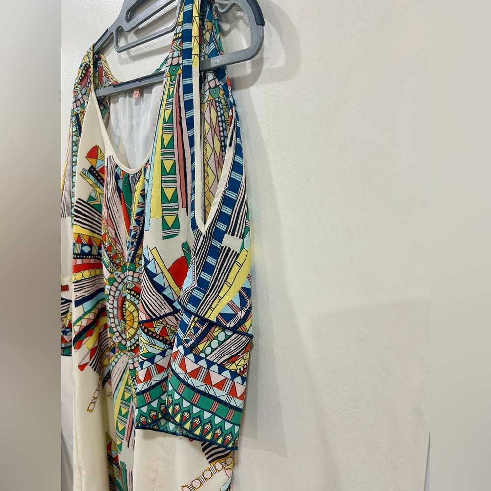 Gibson Latimer Boho Western cold shoulder dress size S - Picture 4 of 6